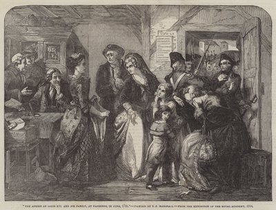 The Arrest of Louis XVI and His Family, at Varennes by Thomas Falcon Marshall